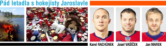 Pád letadla s hokejisty Jaroslavle